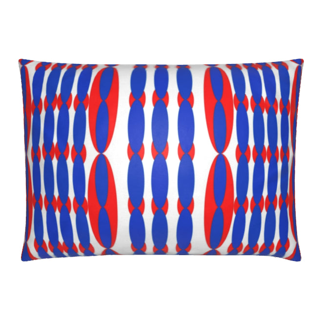 Cushion New York Royal Blue and Red