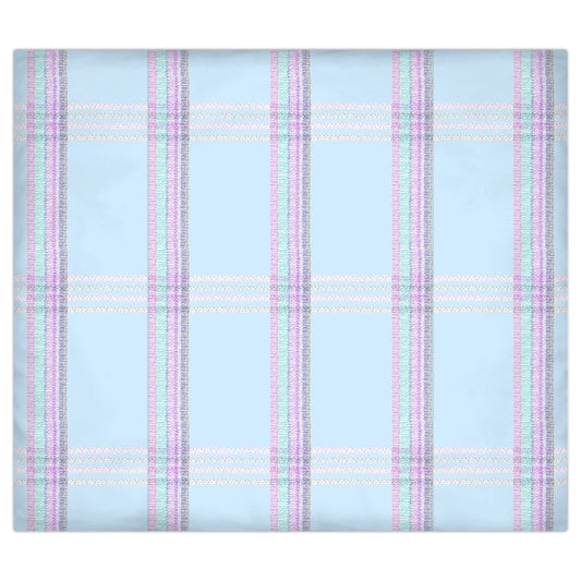 Duvet Tartan Celeste