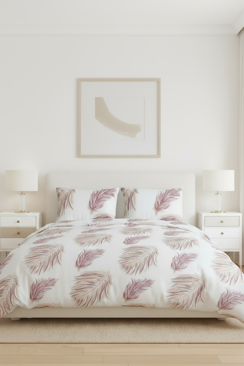 Duvet Feathers Mauve
