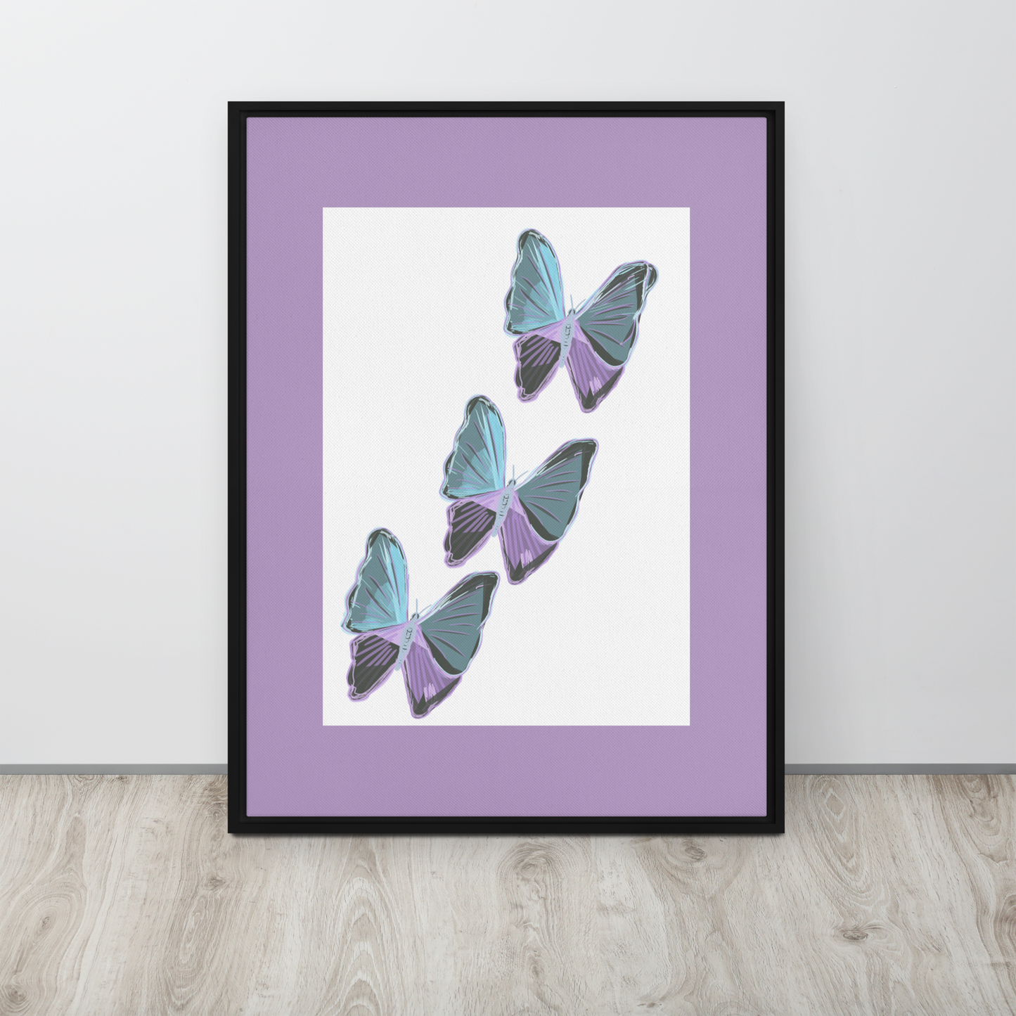 Framed Canvas Monarch