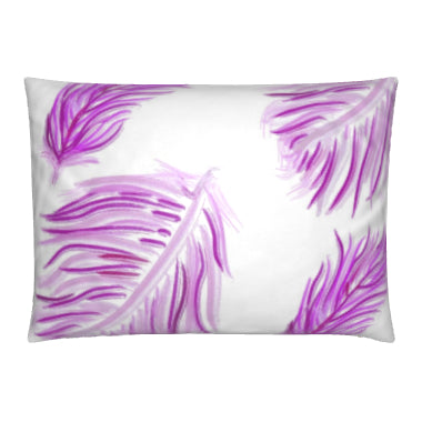 Cushion Feathers Pink