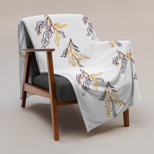 Throw Blanket - Oak Branches