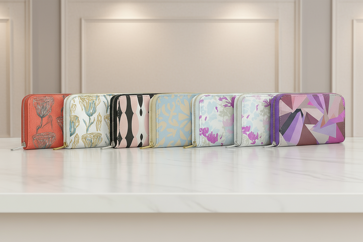 Designer Zip Wallets