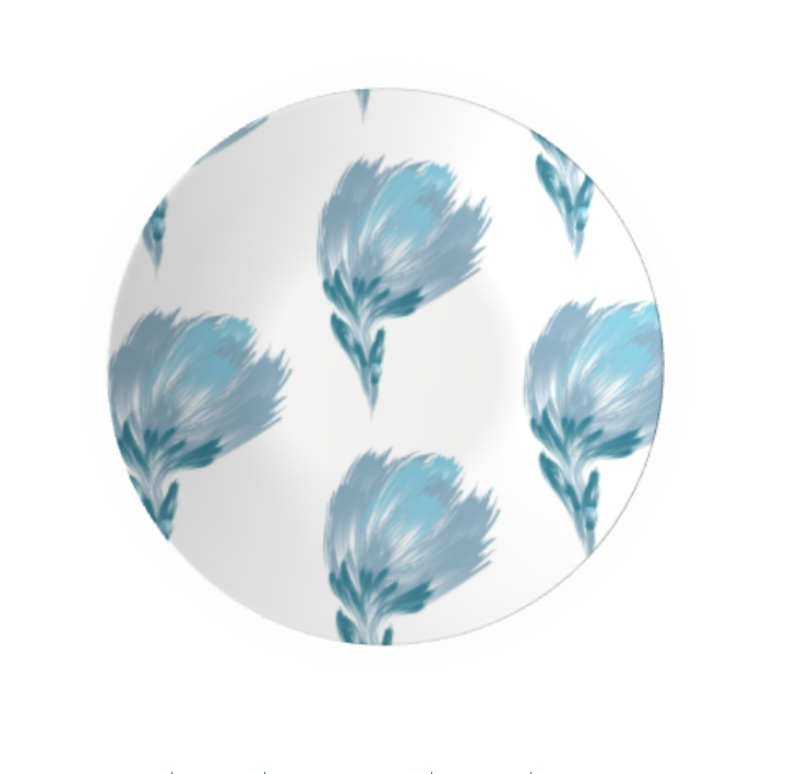 Ornamental Bowl Arctic Petal Blue