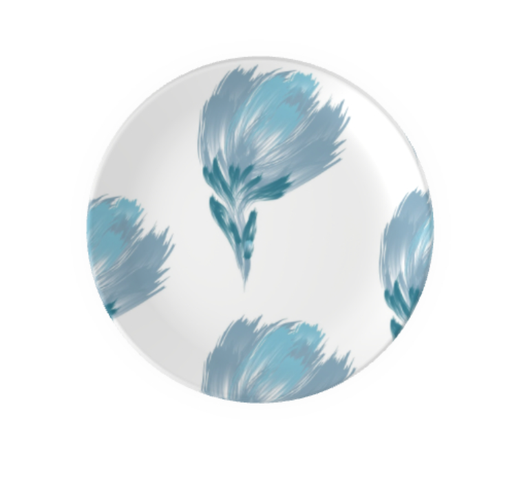 Ornamental Bowl Arctic Petal Blue
