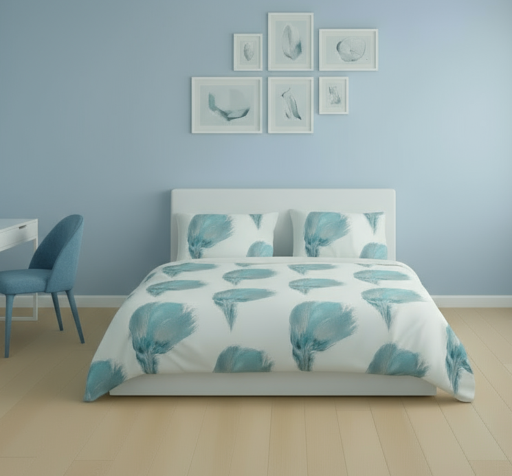 Duvet Artic Petals Azul