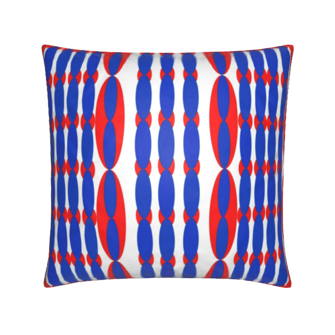 Cushion New York Royal Blue and Red