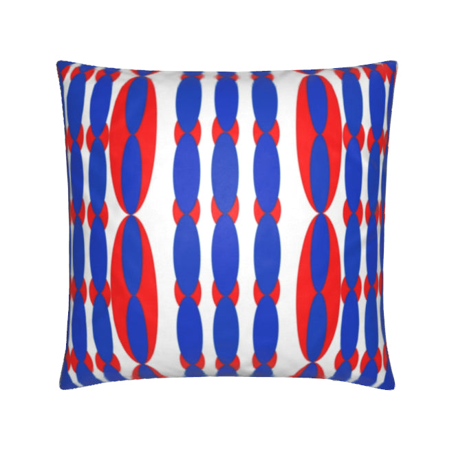 Cushion New York Royal Blue and Red