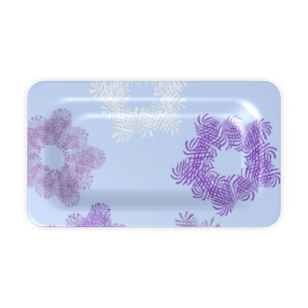 Tray Snow Flakes