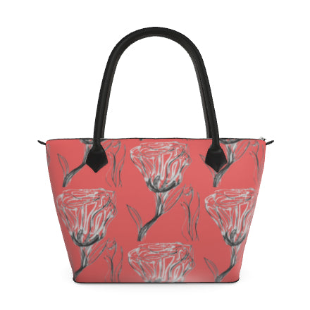 Tote Van Rose in Red