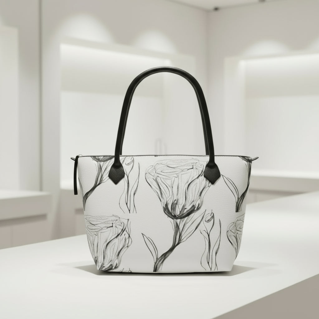 Tote Van Rose in Taupe