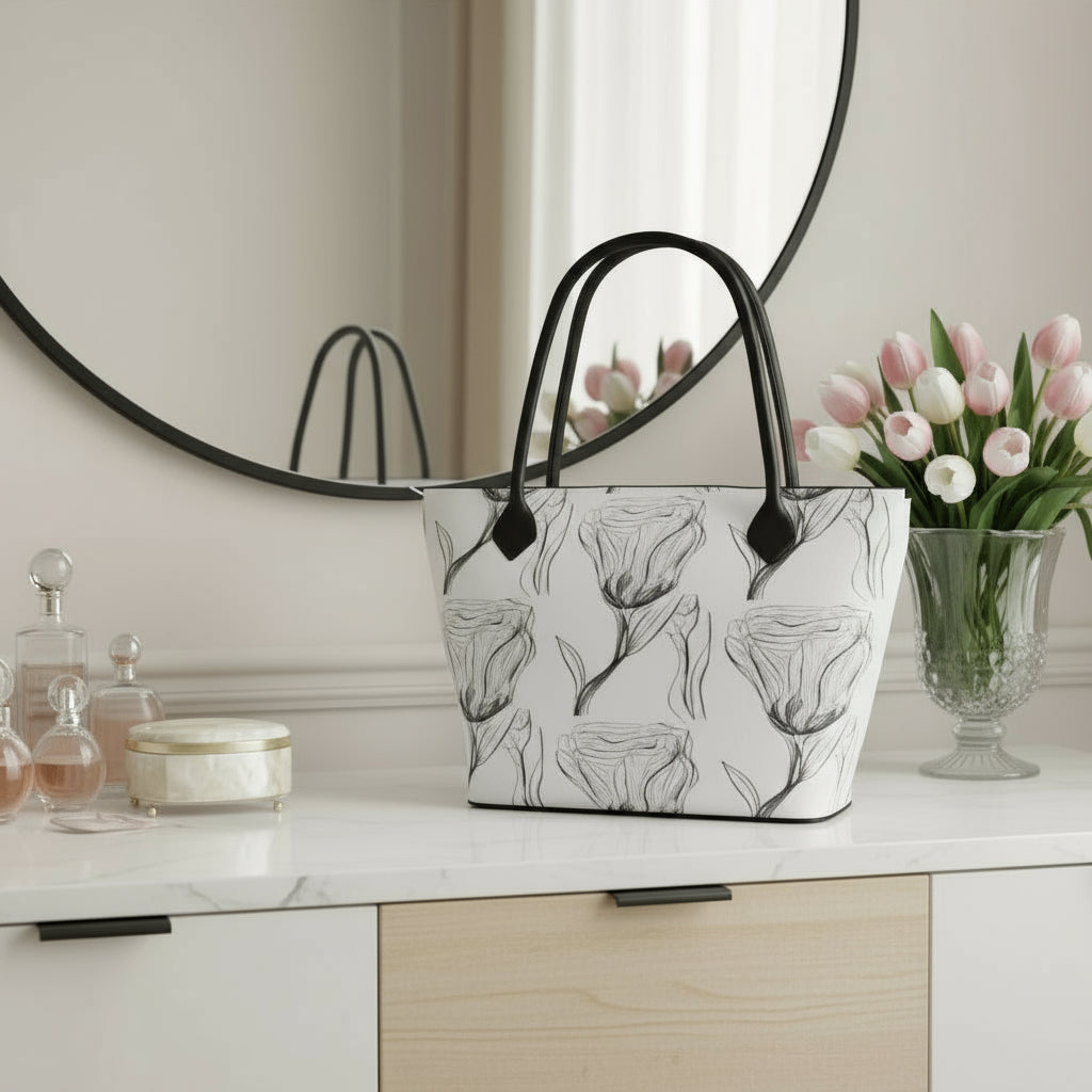 Tote Van Rose in Taupe