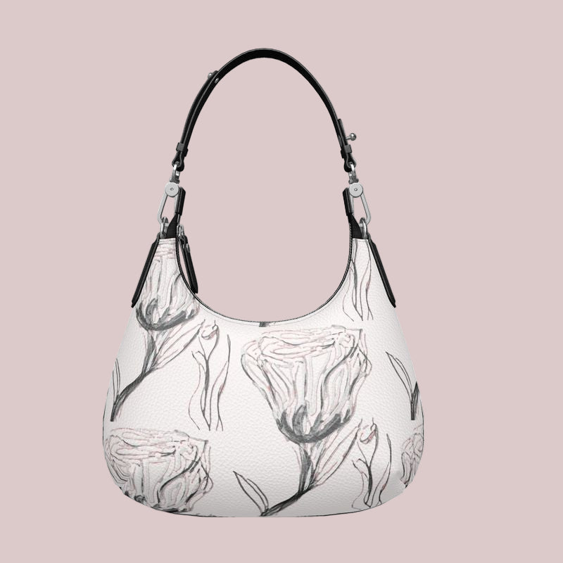 Mini Curved Van Rose in Taupe