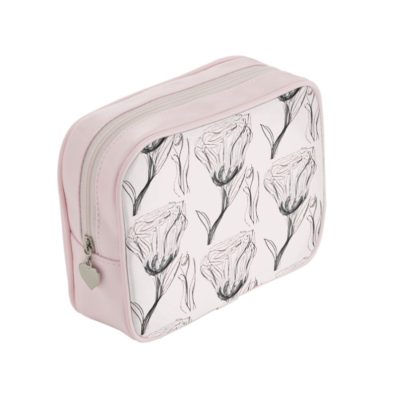 Make Up Bag Van Rose Taupe