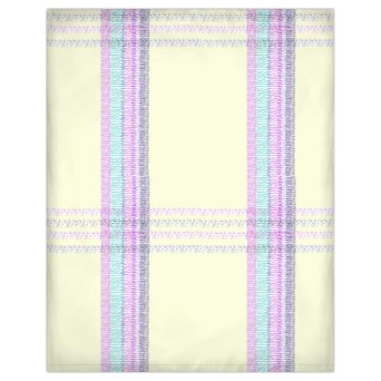 Duvet Tartan Yellow