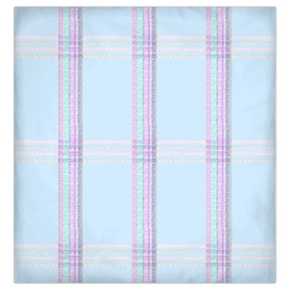 Duvet Tartan Celeste