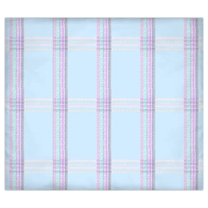 Duvet Tartan Celeste
