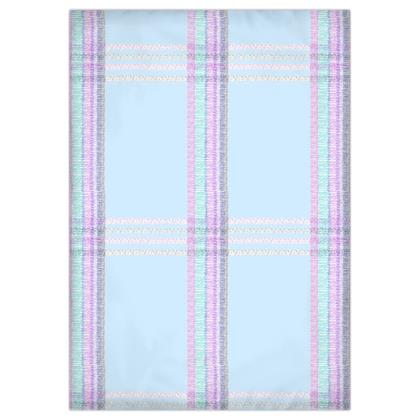 Duvet Tartan Celeste