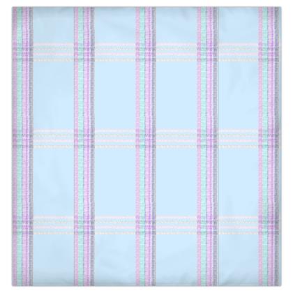 Duvet Tartan Celeste