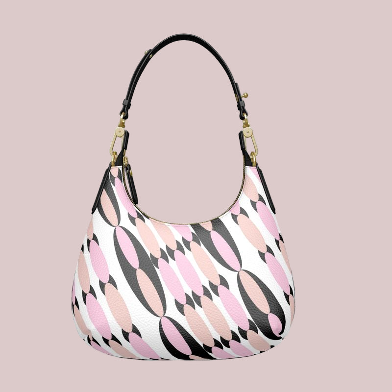 Mini Curved Bag New York Pink