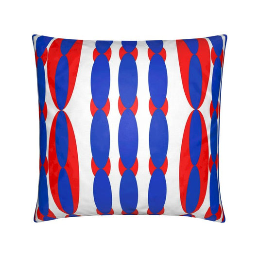 Cushion New York Royal Blue and Red