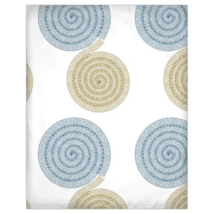 Duvet Spirals Blue