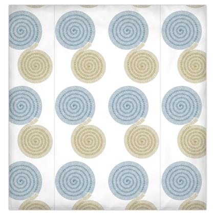Duvet Spirals Blue