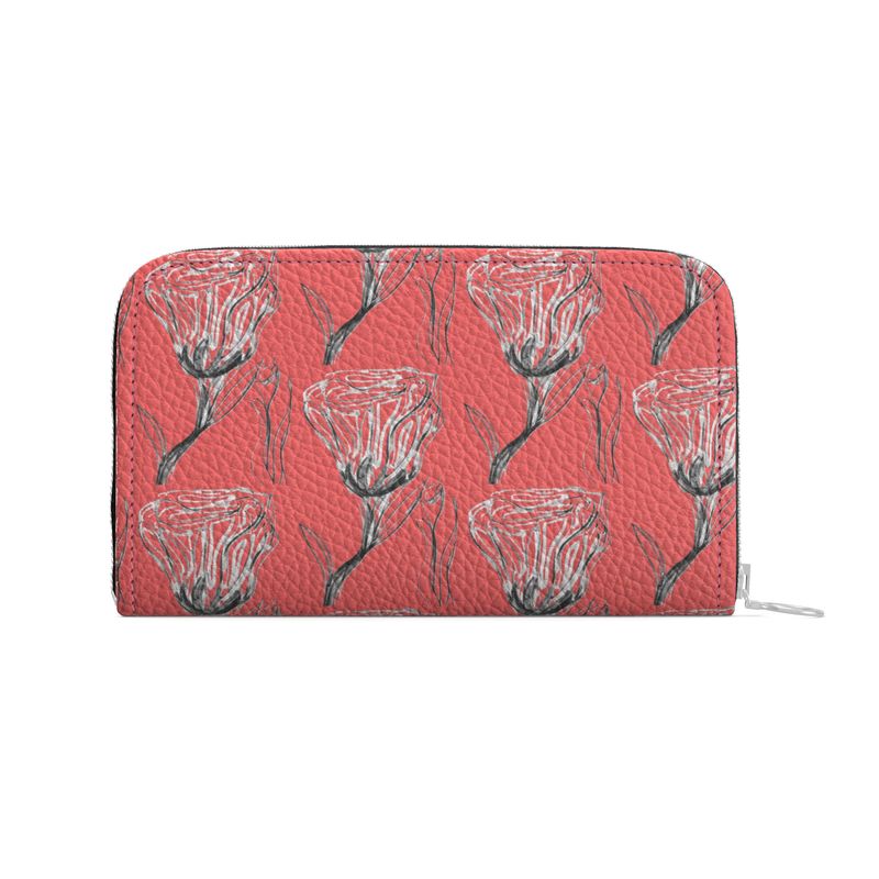 Wallet Van Rose Red