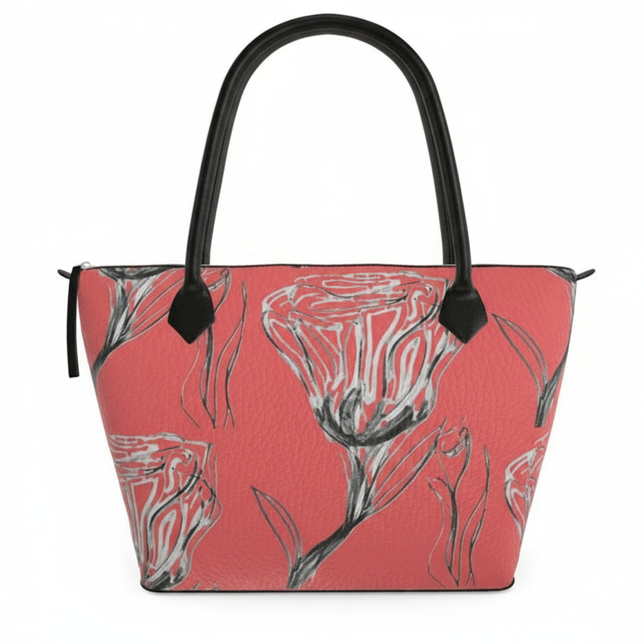 Tote Van Rose in Red