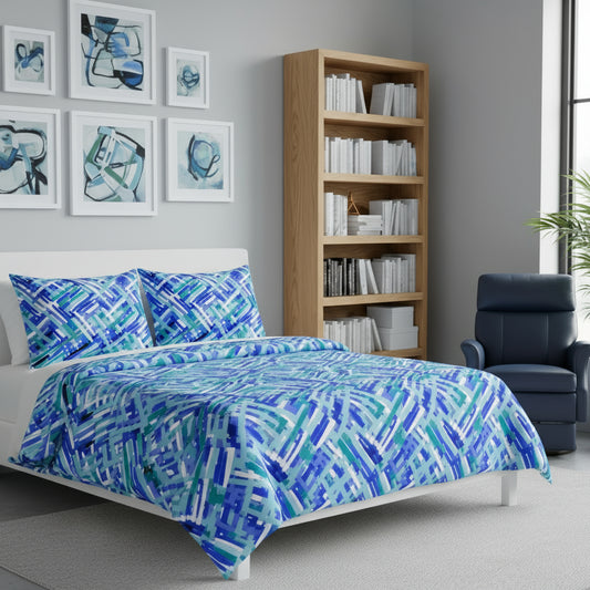 Duvet Woven Blue