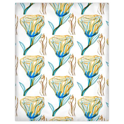 Duvet Van Rose White