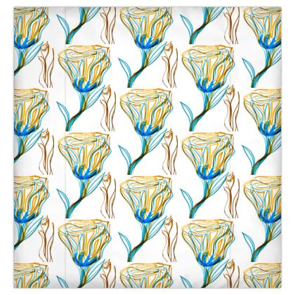 Duvet Van Rose White