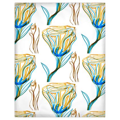 Duvet Van Rose White