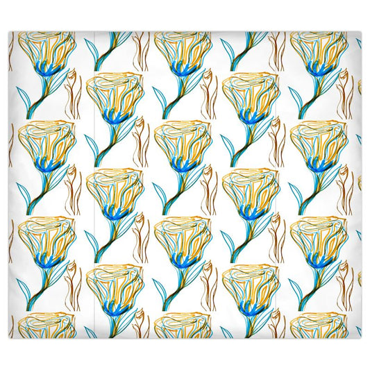 Duvet Van Rose White