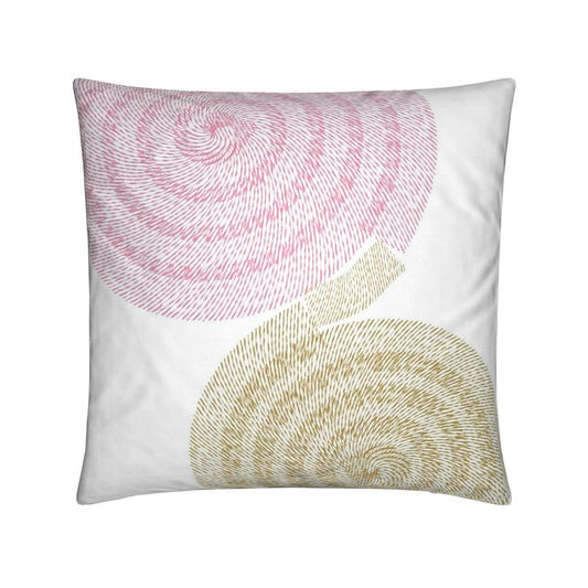 Cushion Spirals Gold and Red