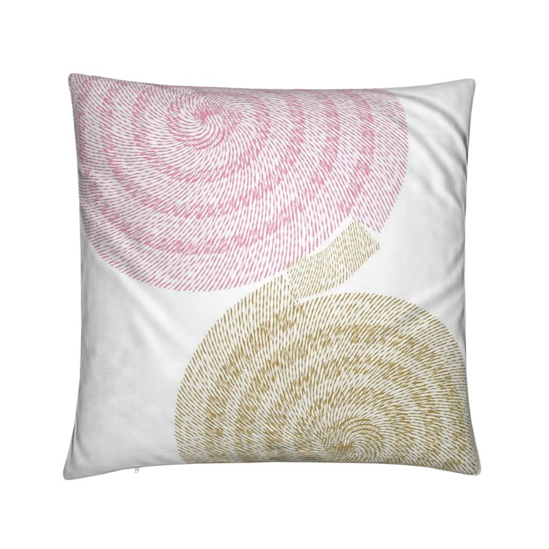 Cushion Spirals Gold and Red