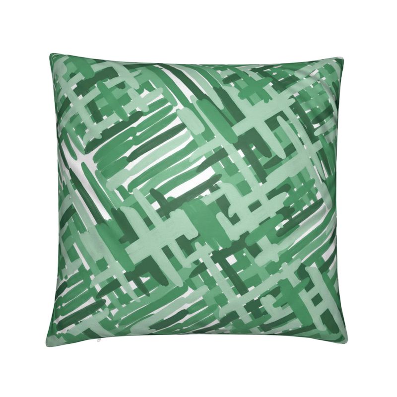 Cushion Woven Green