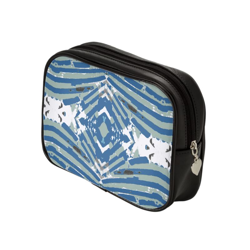 Make Up Bag Zebra Green