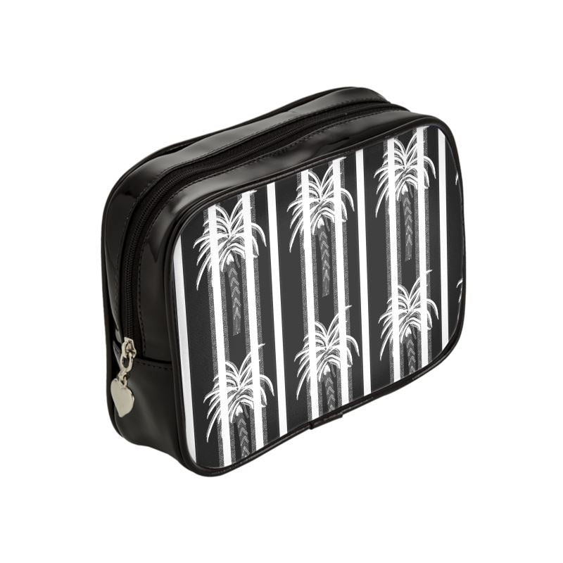 Make Up Bag Tropical Black
