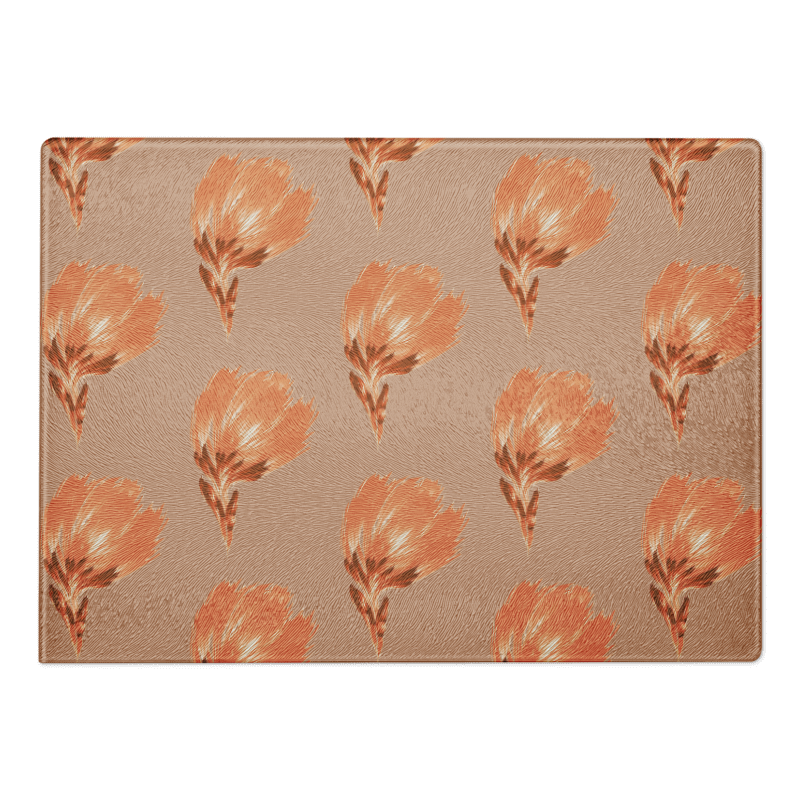Cutting Board Artic Petals Orange