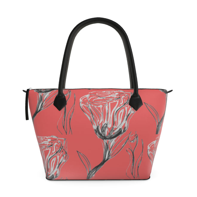 Tote Van Rose in Red