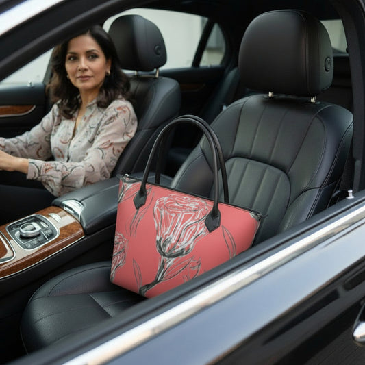 Tote Van Rose in Red