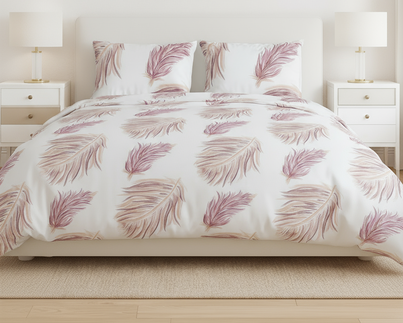 Duvet Feathers Mauve