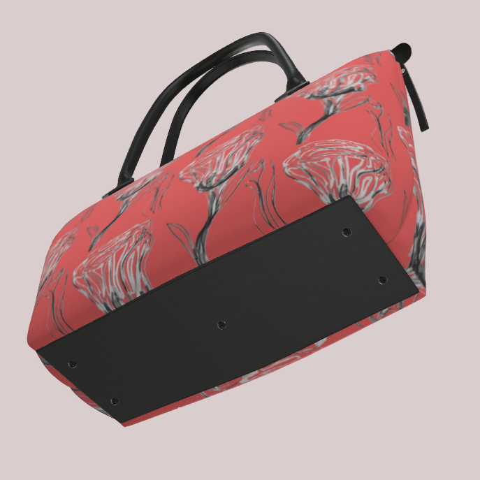 Tote Van Rose in Red
