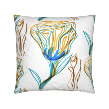 Cushion Van Rose White