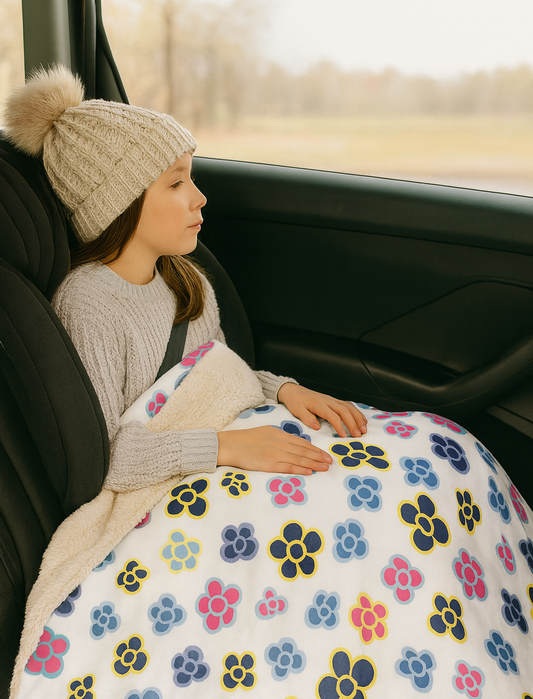 Sherpa Blanket Flowers Dream