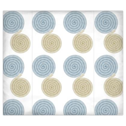 Duvet Spirals Blue