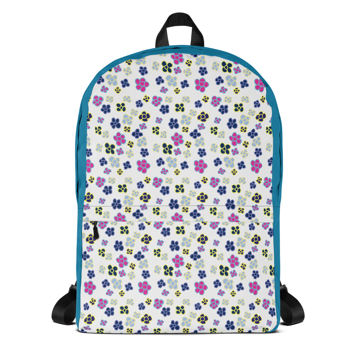 Laptop Backpack Petite Flowers Blue
