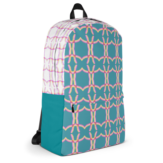 Laptop Backpack Lattice Green