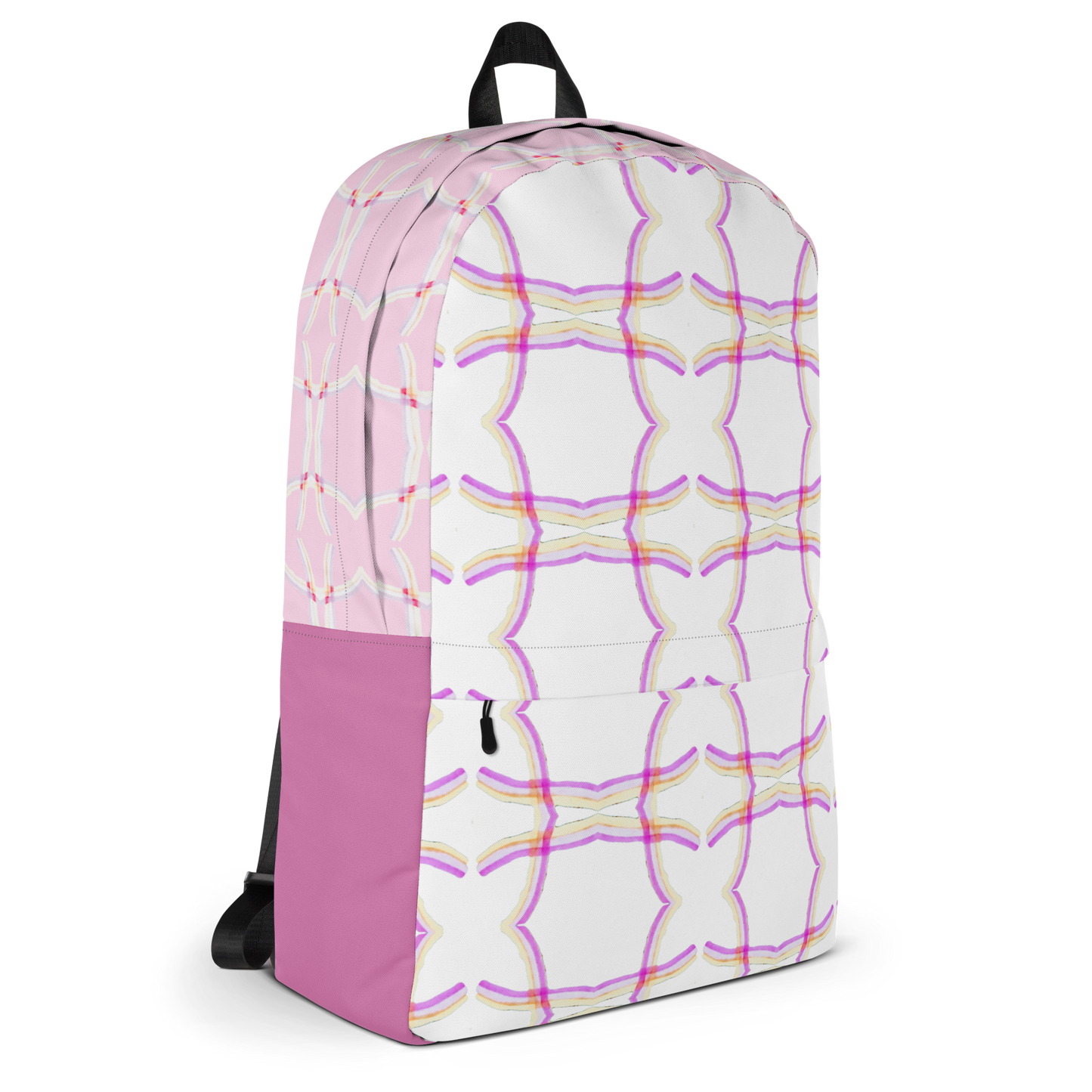 Laptop Backpack Lattice White